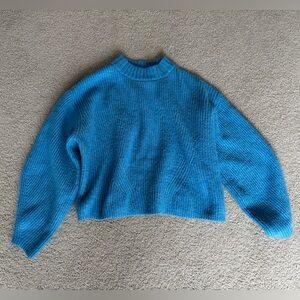 H&M Vibrant Blue Women's Turtleneck Sweater